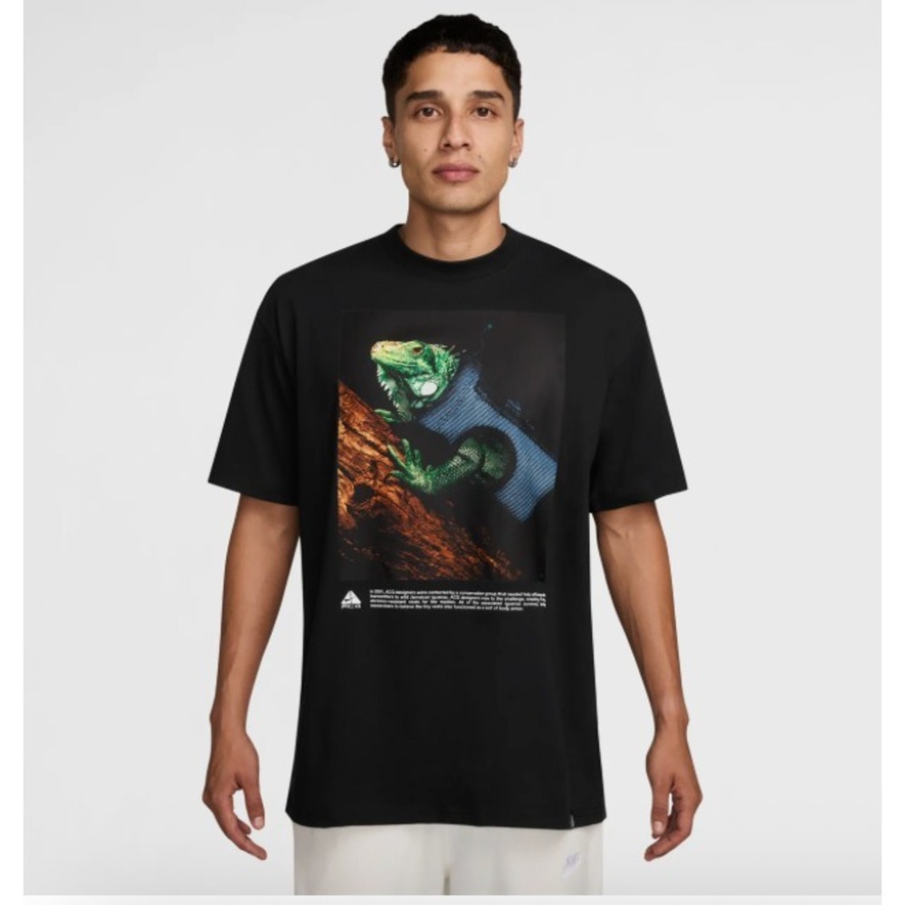 New Nike ACG XL Men's Dri-FIT T-Shirt "IGUANA VEST" (BLACK) HJ0889-010 - Picture 3 of 4
